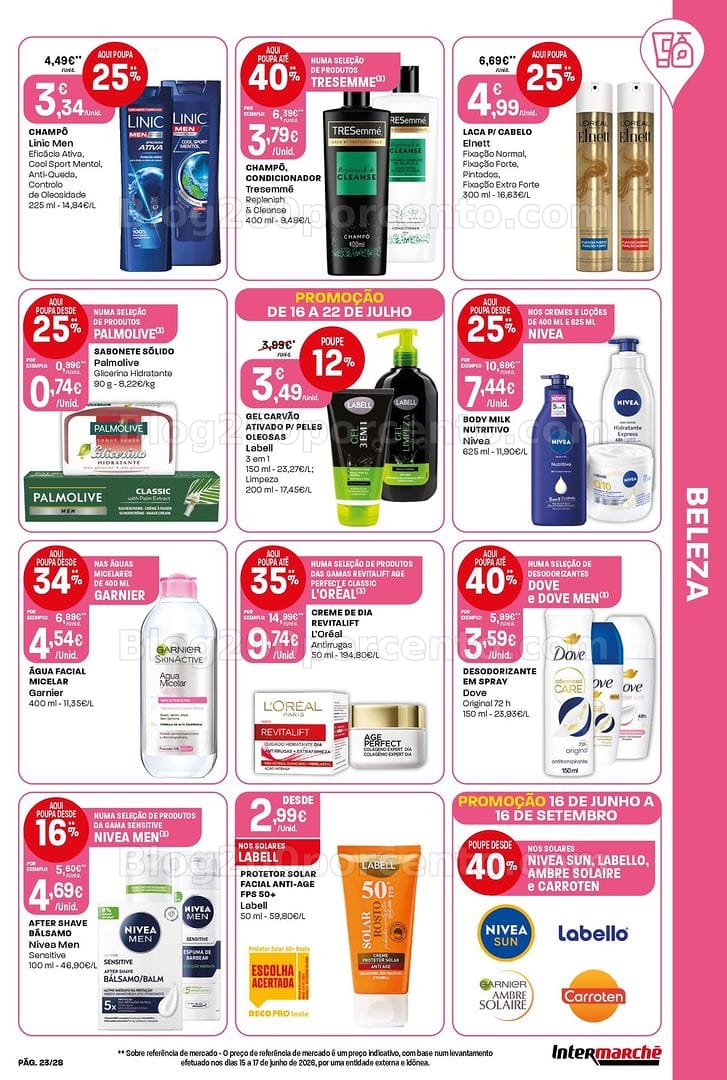 Antevisão Folheto INTERMARCHÉ Contact Promoções de 16 a 22 julho